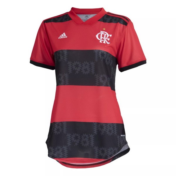 Tailandia Camiseta Flamengo Mujer 1st 2021-2022 Rojo Negro